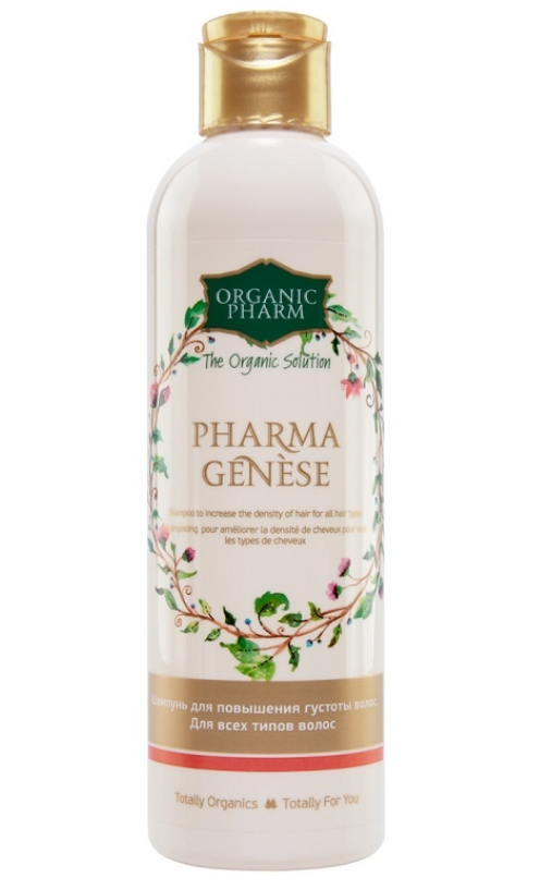 фото упаковки Organic Pharm Шампунь Pharma Genese для повышения густоты волос