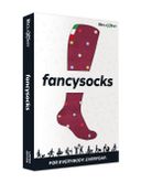 Relaxsan Fancy Cotton Socks Гольфы с хлопком 1 класс компрессии унисекс, р. 3, арт. 820 Fancy (18-22 mm Hg), бордо-горох, пара, 1 шт.